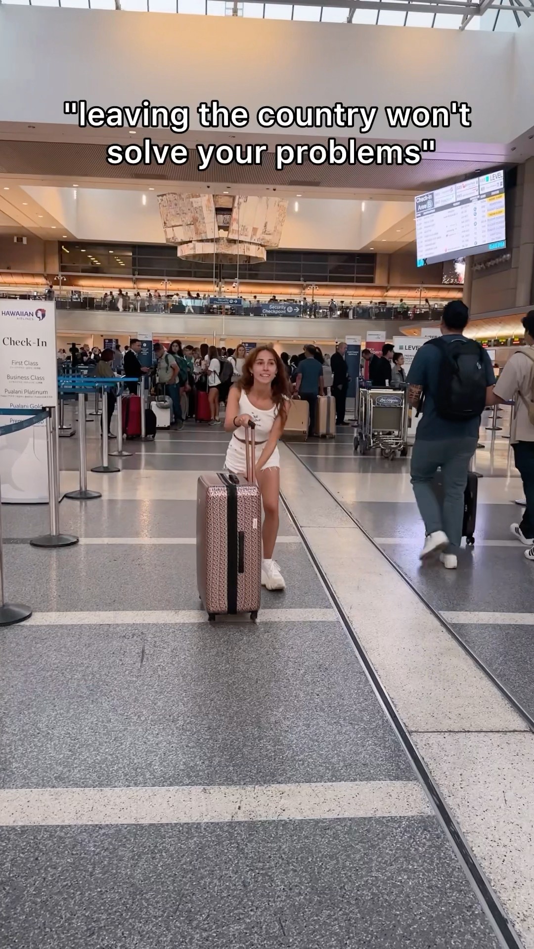 Leaving the country to solve my problems ? #comedy #travel | Andra Govan